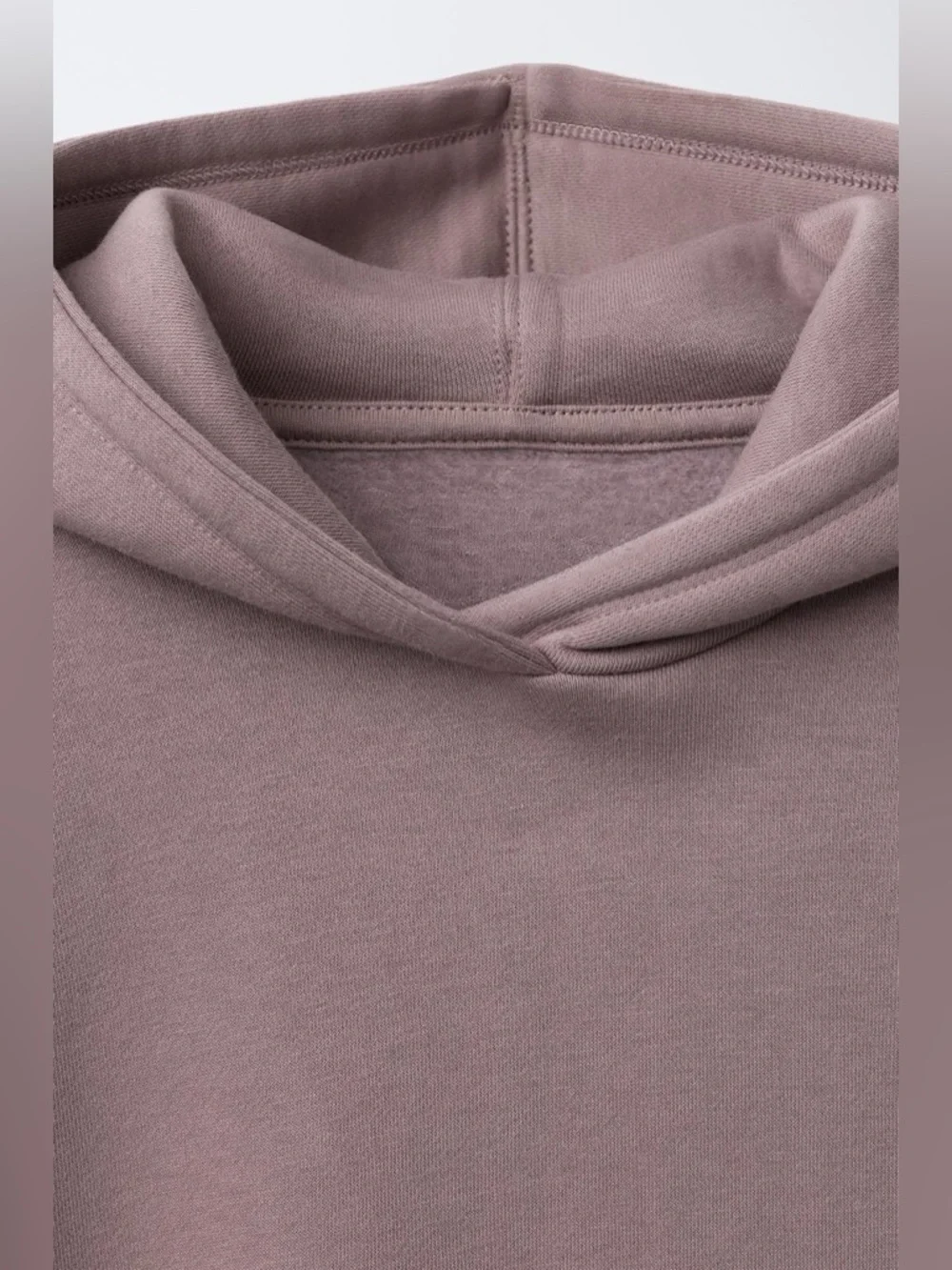 NWT Zara Kids / Hoodie  And Wide Leg Fleece Sweatpants - Mauve/ Dustv Pink